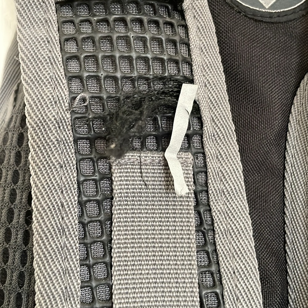 blue black and gray hiking backpack - Picture 3 of 6